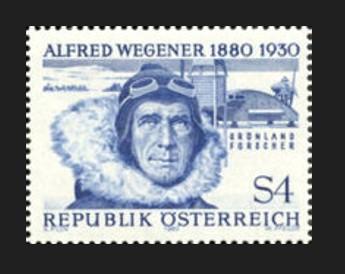 AVUSTURYA 1980 Alfred Wegener’in 100. Doğum Yılı