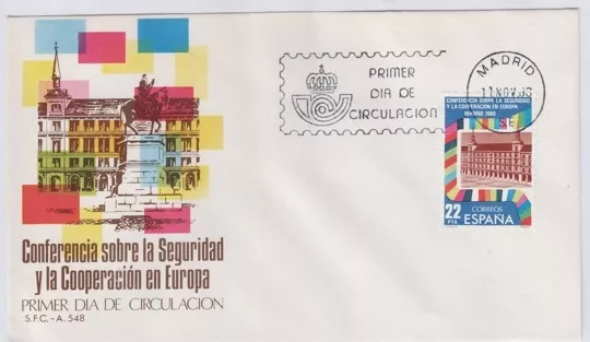 İspanya 1980 Avrupa Güvenliği Konferansı 1FDC