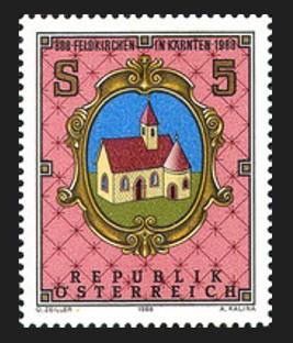 AVUSTURYA 1988 Feldkirchen’in 1100. Yılı