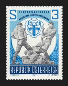 AVUSTURYA 1981 7. Uluslararası Katolik Çalışanlar Konferansı
