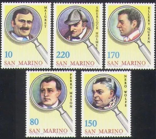 SAN MARİNO 1979 Suç Edebiyatı Dedektifleri