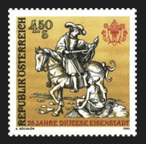 AVUSTURYA 1985 Eisenstadt Piskoposluğunun 25. Yıldönümü