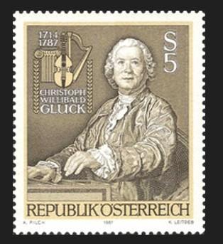 AVUSTURYA 1987 Christoph Willibald Gluck’un Ölümünün 200. Yıldönümü