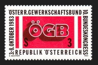 AVUSTURYA 1983 ÖGB 10. Federal Kongresi