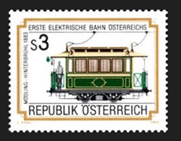 AVUSTURYA 1983 Avusturya’nın İlk Elektrikli Demiryolu - Mödling - Hinterbrühl