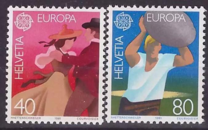 1981 İSVİÇRE EUROPA CEPT 