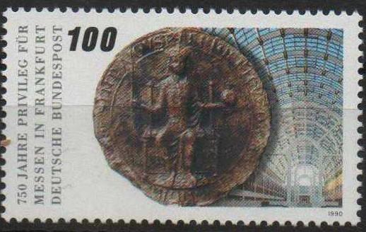 ALMANYA 1990 FRANKFURT FUARLARIN 750. YILI