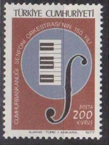 Türkiye 1977 Türkçe’nin Resmi Dil Oluşunun 700.Yılı Mnh