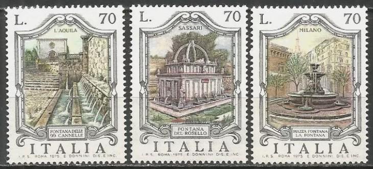 İTALYA 1975 Ünlü Tarihi Çeşmeler
