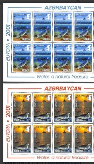 2001 EUROPA CEP AZERBAYCAN 8’LÜ BLOK