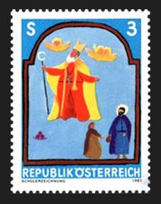 AVUSTURYA 1983 Gençlik Pulu - Çocuk Çizimi