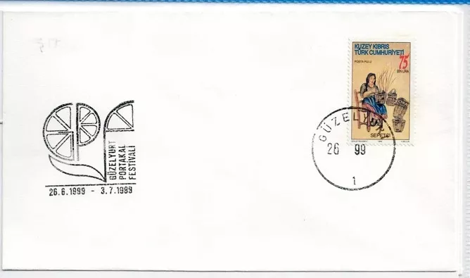 KKTC 1999 Güzelyurt – Portakal Festivali Anma Zarfı