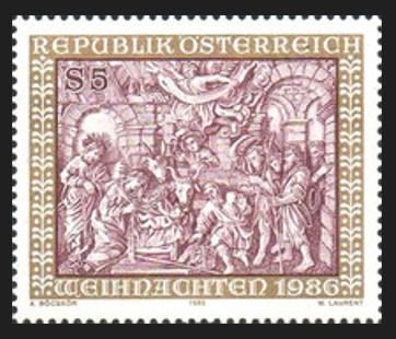 AVUSTURYA 1986 Noel Yılbaşı