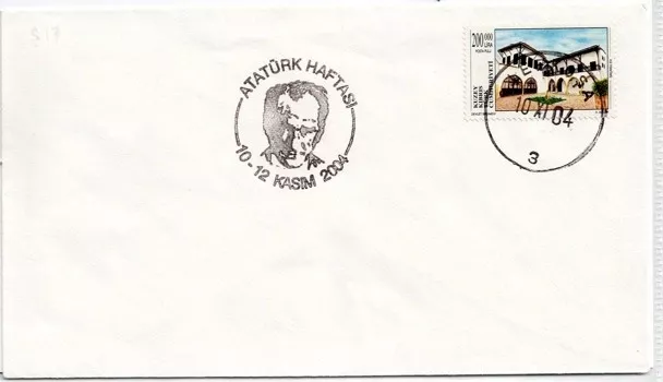KKTC 2004 Lefkoşa – Atatürk Haftası Anma Zarfı