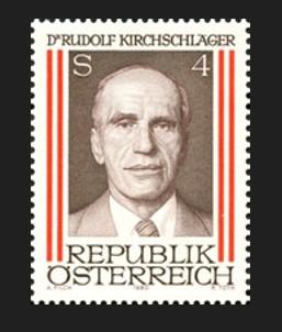AVUSTURYA 1980 Cumhurbaşkanı Dr. Rudolf Kirchschläger’ın 65’inci yıldönümü