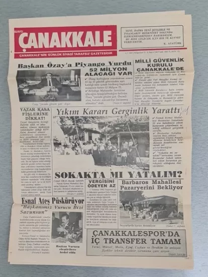 1970’lerden 2000’lere Koleksiyonluk Eski Gazeteler Satışta