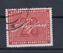 Almanya 1956 Heinrich von Stephan’ın Doğumunun 125. Yıldönümü, Tam Seri Damgalı