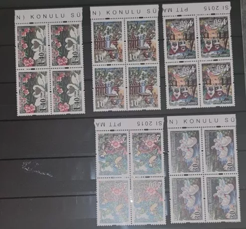 2015 EL SANATLARI GOBLEN SÜREKLİ SERİ MNH 4’LÜ BLOK 