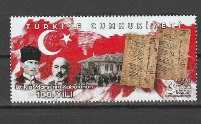 2021 İSTİKLAL MARŞININ KABULÜNÜN 100.YILI MNH