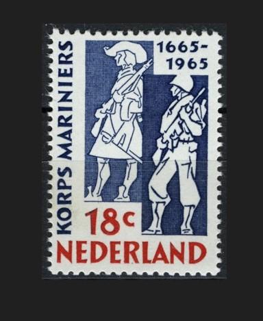 HOLLANDA 1965 Deniz Piyadelerinin 300. Yıldönümü