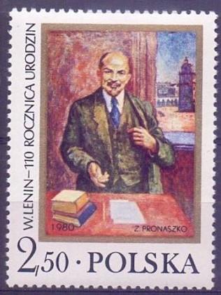 POLONYA 1980 Vladimir İlyiç Lenin’in Doğumunun 110. Yılı