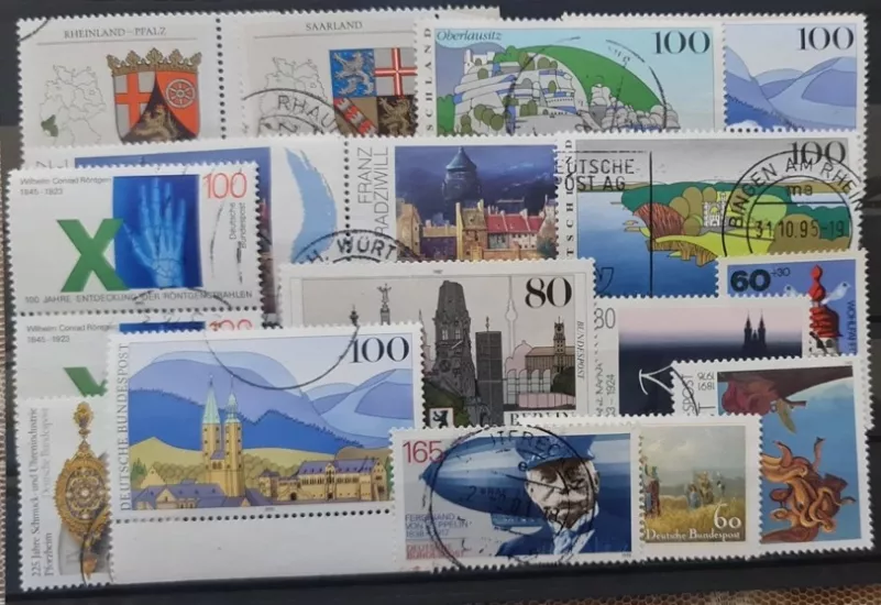 ALMANYA DAMGALI SERİ PARÇALARI VE TAM SERİLER KARIŞIK LOT