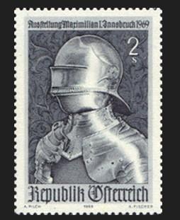 AVUSTURYA 1969 ’’Maximilian I’’ Sergisi, Innsbruck