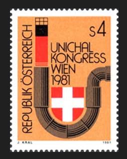 AVUSTURYA 1981 UNICHAL Kongresi - Vienna 