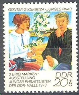 ALMANYA DDR 1973 GUNTER GLOMBİTZA RESİM