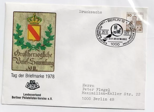 Tag der Briefmarke 1978 – Hannover Özel Damgalı Anma Zarfı
