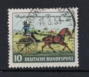 Almanya 1952 Damgalı Tam Seri ’’Thurn & Taxis’ten İlk Pulun 100. Yıldönümü’’