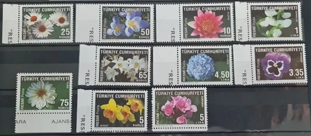 2009 RESMİ POSTA PULLARI SERİ MNH