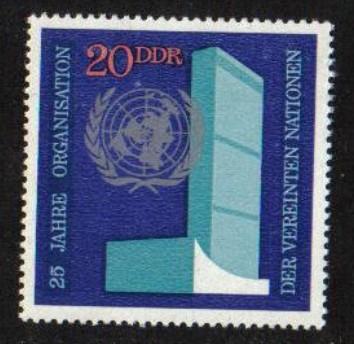 ALMANYA DDR 1970 BİRLEŞMİŞ MİLLETLERİN 25.YILI