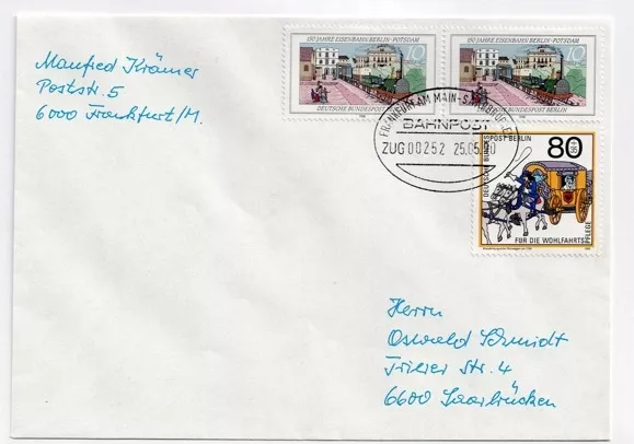 150 Yıl Berlin–Potsdam Demiryolu & Wohlfahrtspflege – 1980’ler Almanya Anma Zarfı