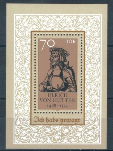 ALMANYA DDR 1988 Ulrich von Hutten’in Doğumunun 500. Yıldönümü
