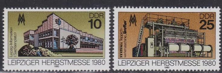 ALMANYA DDR 1980 Leipzig Sonbahar Fuarı