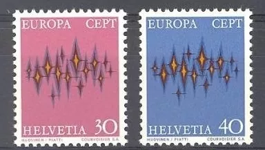 1972 İSVİÇRE EUROPA CEPT
