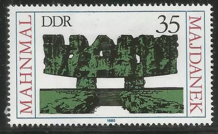 ALMANYA DDR 1980 Majdanek Anıtı