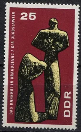 ALMANYA DDR 1967 Kragujevac Anıtı