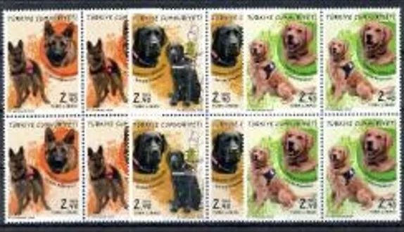 2020 YARDIMCI KÖPEKLER MNH 4’ LÜ BLOK