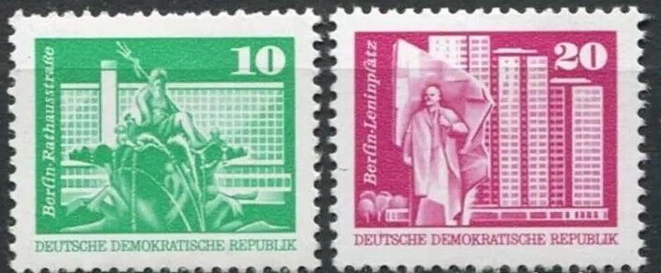 ALMANYA DDR 1973 BİNALAR