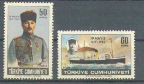 1969 ATATÜRK’ÜN SAMSUN’A ÇIKIŞININ 50.YILI MNH