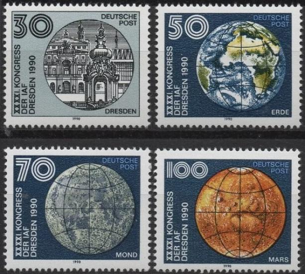 ALMANYA DDR 1990 Astronomi - 41. Astronomlar Kongresi