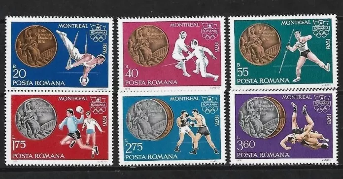 ROMANYA 1976 Olimpiyatlarında Madalya Kazananlar Montreal