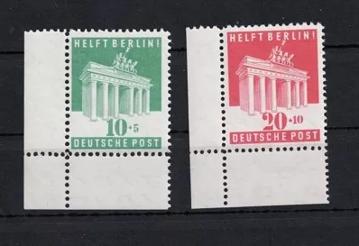 Almanya helft berlin pulları – brandenburg kapısı 1948 -mnh