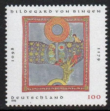 ALMANYA 1998 Başrahibe Bingen’li Hildegard’ın Doğumunun 900. Yıldönümü