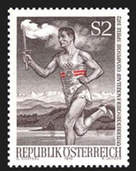 AVUSTURYA 1972 Olimpiyat Meşalesi Yarışı