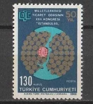 1969 MİLLETLERARASI TİCARET ODASININ XXII.KONGRESİ MNH