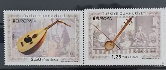 2014 EUROPA CEPT AVRUPA ULUSAL, MÜZİK ENSTRÜMANLARI MNH