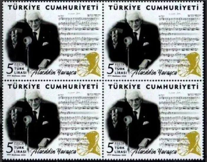2022 ALAEDDİN YAVAŞCA 4’LÜ BLOK MNH